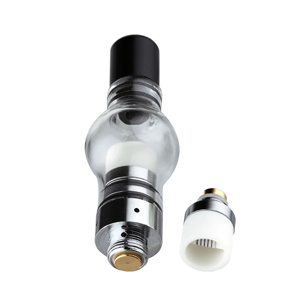 Cire Globe en verre atomiseur réservoir en verre pyrex cire stylo vaporisateur d'herbes sèches vapeur M6 atomiseur en verre ego glassomizer bobines vape pour ego t