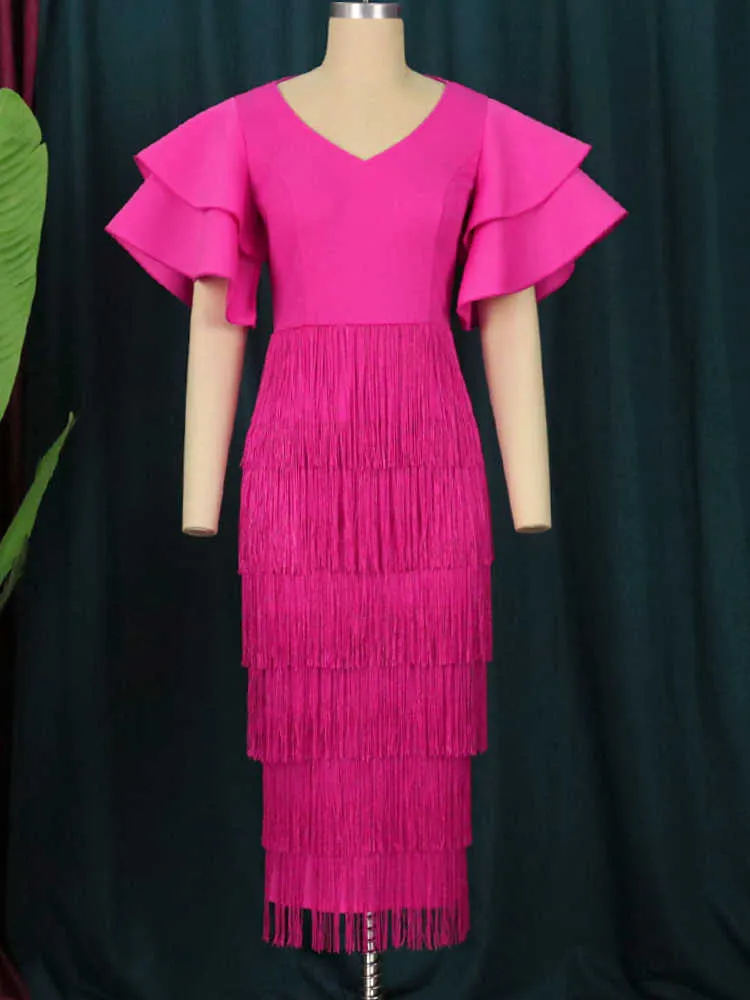 open lace back dress Pink Fringe Coverup Sweater Dress – Fancy Tancy