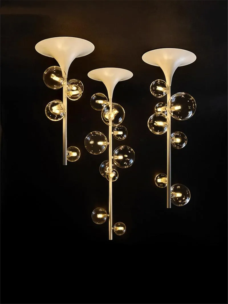 Ceiling Lights Design Bubble Glass Bedroom Living Room Nordic Luxury Restaurant Modern Bathroom Mirror Lamps Fixtures