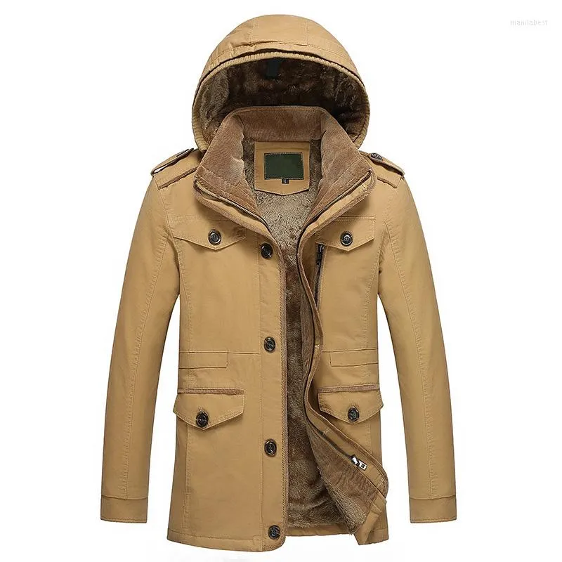 Erkekler Down Marka 6xl Kış Ceket Tasarımcısı Moda Hood Pamuk Plus Boyut Polar Kalın Rahat Palto Erkek Pul Kat CF899