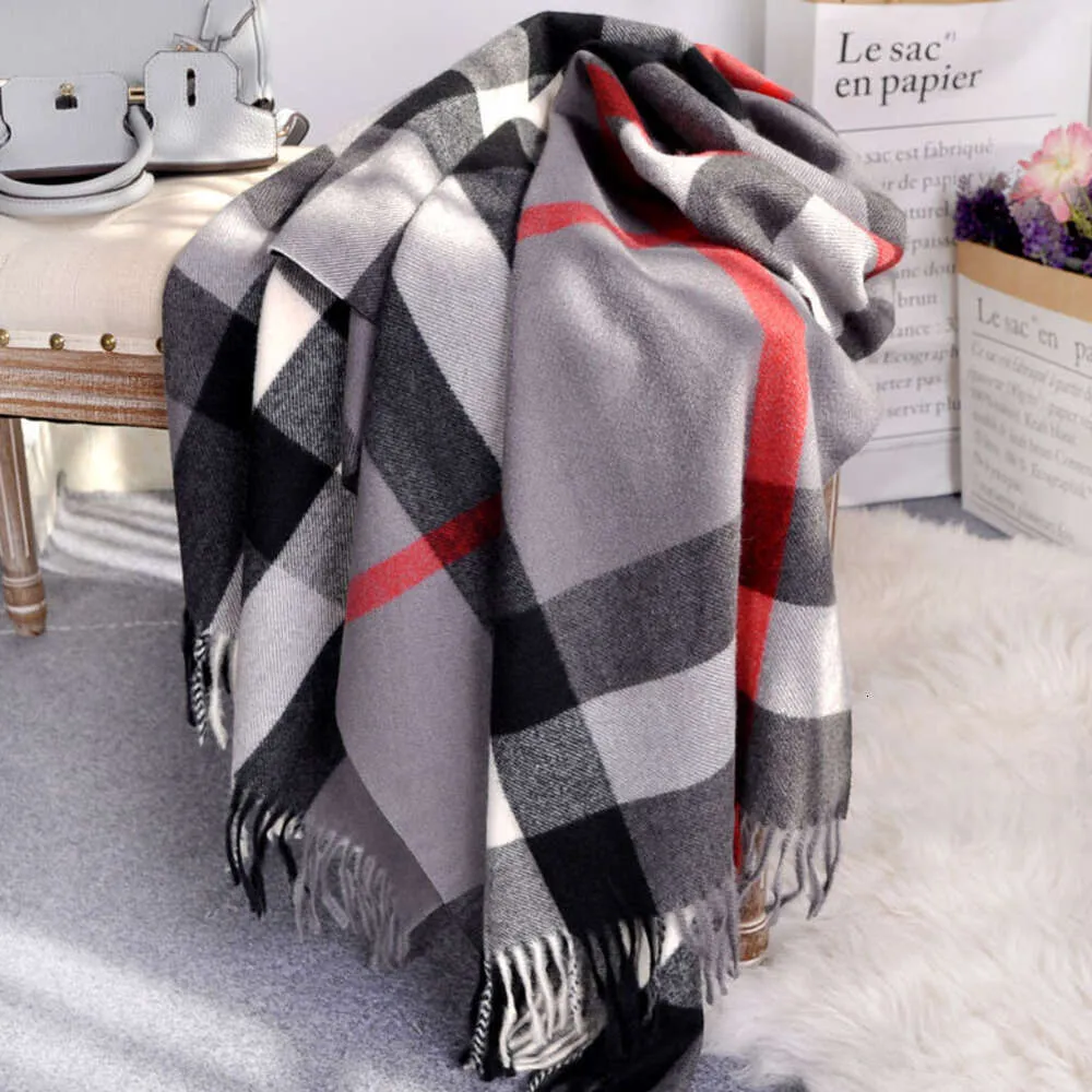 Lenços Designer Cashmere Scarf Inverno Mulheres e Homens Long Scarf Qualidade Headband Moda Clássico Impresso Check Big Xales Xales Designer 663Designer 3