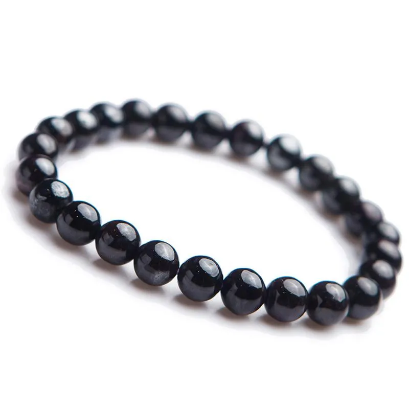 Strand pärlstav strängar äkta 8mm sugilite crystal armband naturlig sten runda pärlpärla smycken armband för kvinnor