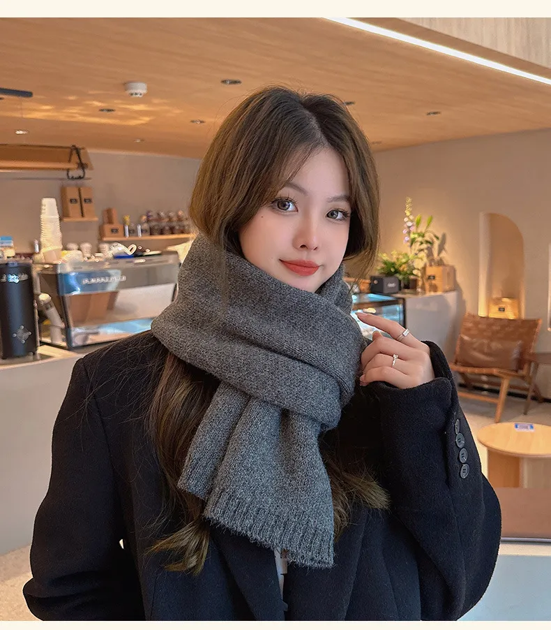 【韓国 Attends】Attends Wool Scarf 1ff179eb-38ea-4a50-b425-