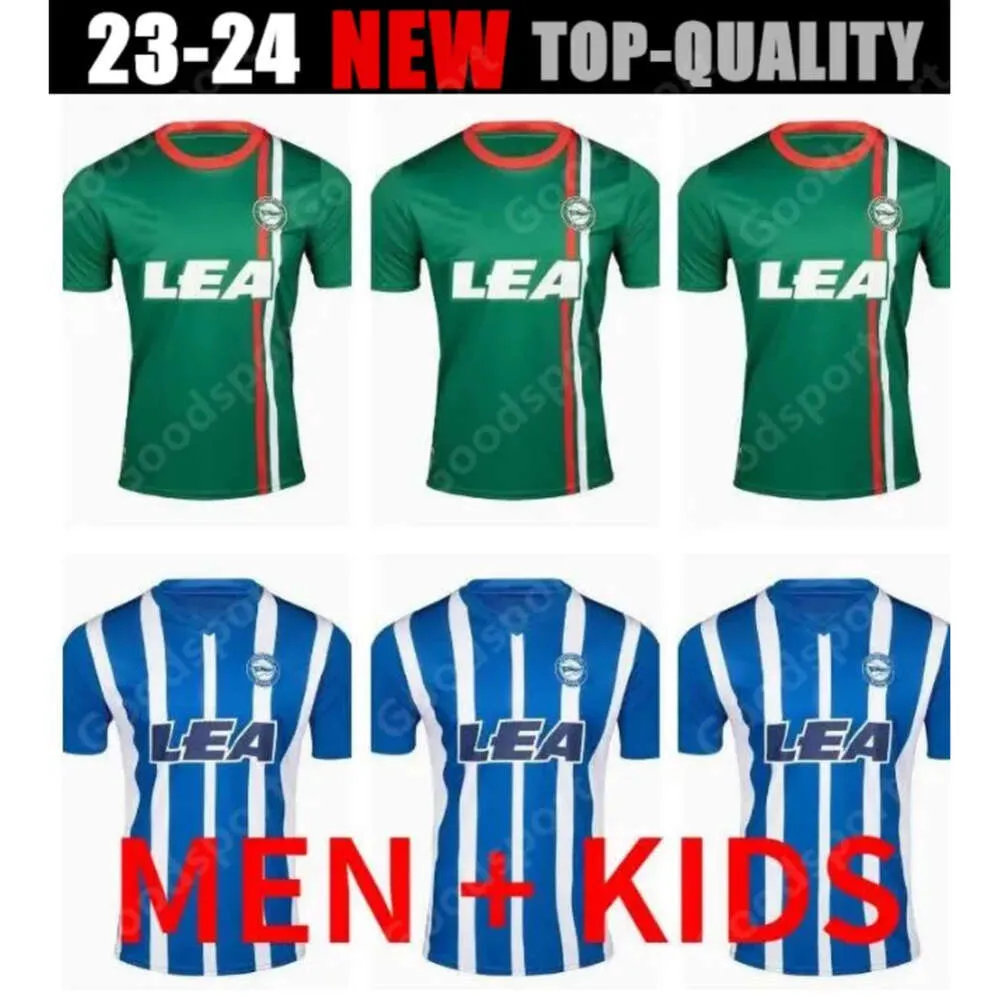 Qqq8 2324 Deportivo Alavés camisetas de fútbol 2023 2024 Lejeune Duarte Abqar Rioja Sylla De La Fuente Alkain Guridi Camiseta de fútbol Borga Ibai