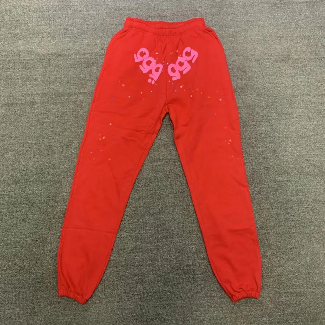 Pantaloni da uomo Spider Designer Sp5der Young Thug 555555 Pantaloni sportivi da donna con distintivo Web ricamato Joggers Tuta Taglia S/m/l/xlh967H967