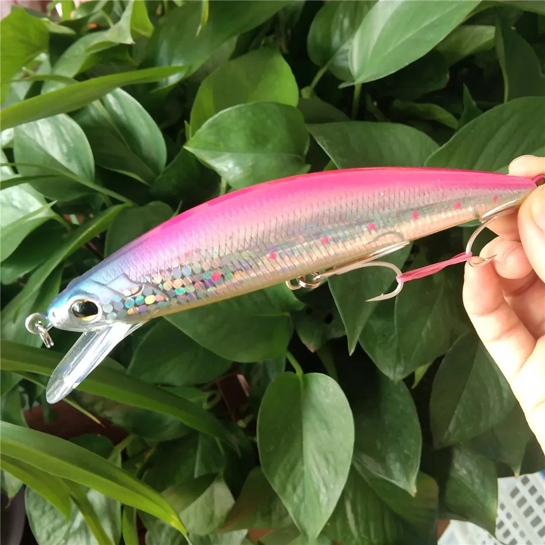 140mm 60g Sinking Minnow Wobbler Minnow Lure With Hard Plastic Weigth For  Bass And Pike Fishing Tackle From Hui09, $11.6