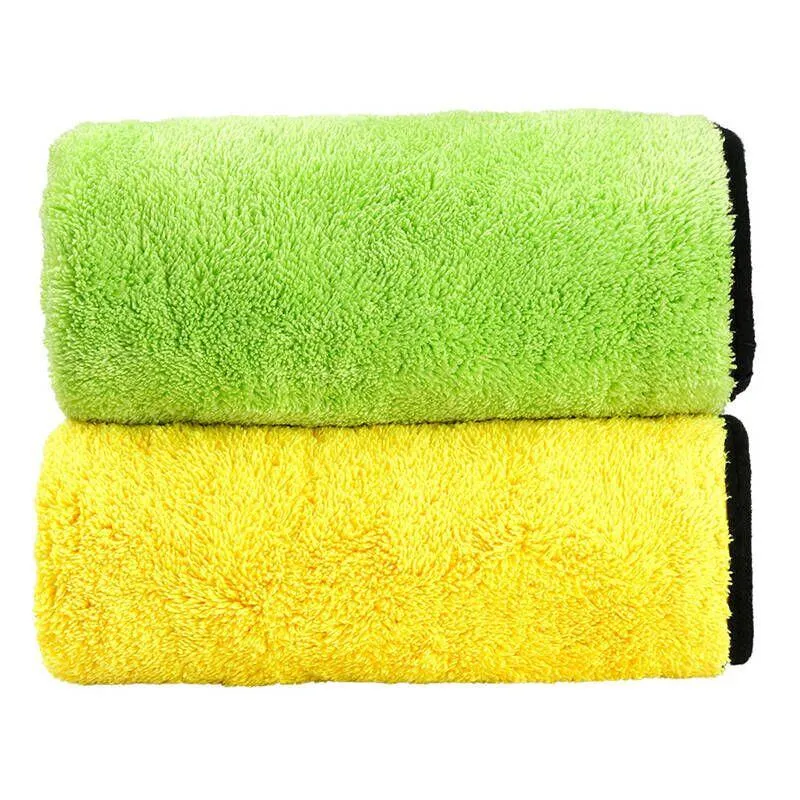 Towel Coral Fleece Cleaning Car Thickening Cloth Super Absorbent Kitchen Multifunctional 30X40CM
