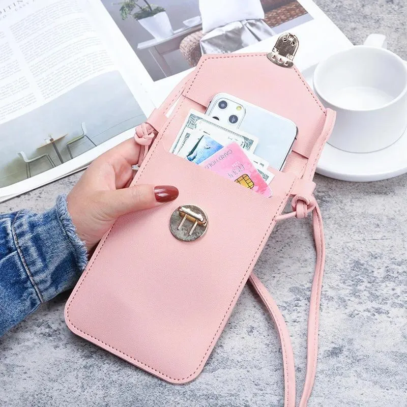 Small Cell Phone Bag for Women Leather Cross-body Bag Ladies Mobile Phone  Pouch Purse: Handbags: Amazon.com