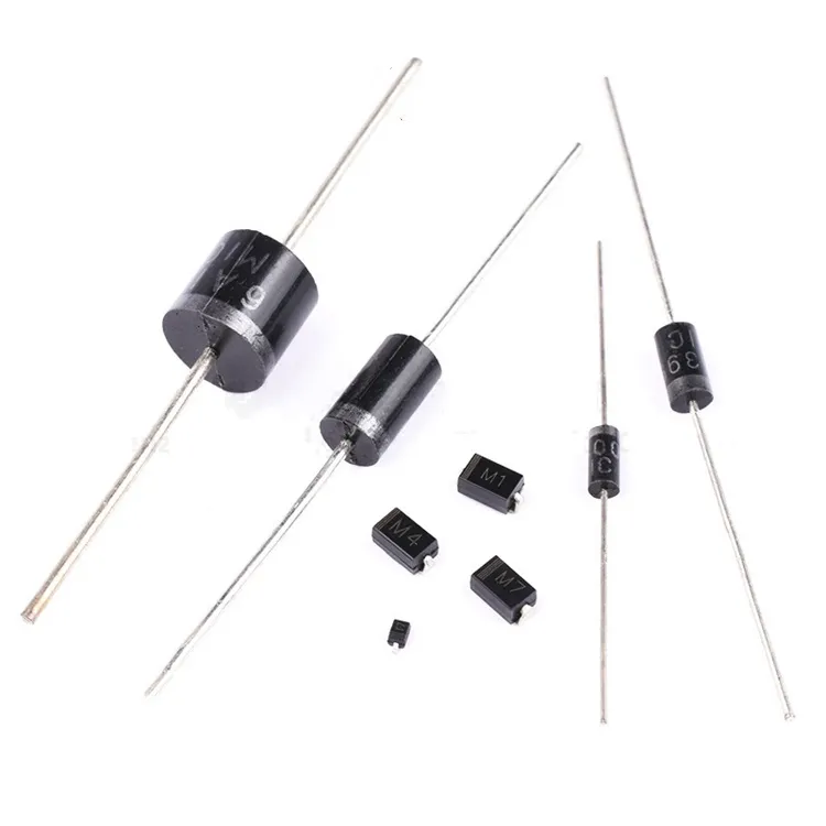 Hoge kwaliteit Gelijkrichter Diode 1N4007 1N4004 1N5399 1N5401 1N5404 1N5408 1N5819 1N5822 6A10 10A10 Elektronische componenten LT615