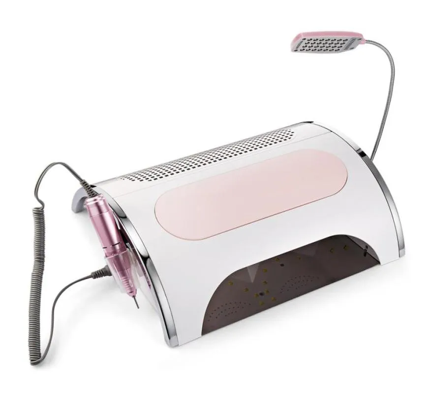 Equipamento eletrônico multiuso para arte em unhas, 5 em 1, conjunto de máquina de manicure, 54w, led uv, lâmpada secadora, esmalte em gel, 110v240v7200168