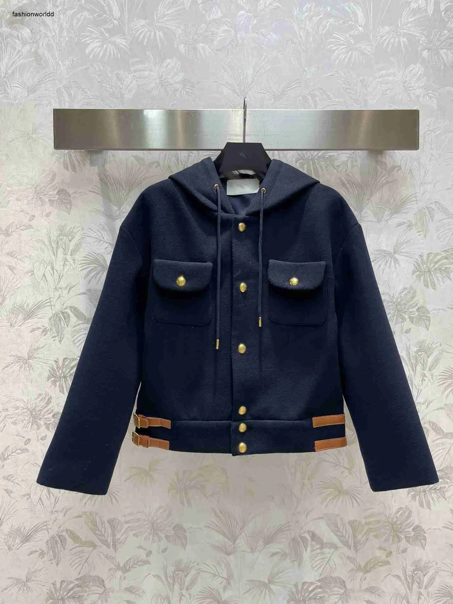 브랜드 재킷 여성 긴 슬리브 재킷 가을과 겨울 뉴 캐시미어 짧은 재킷 디자이너 의류 패션 및 레저. 11 Worldd
