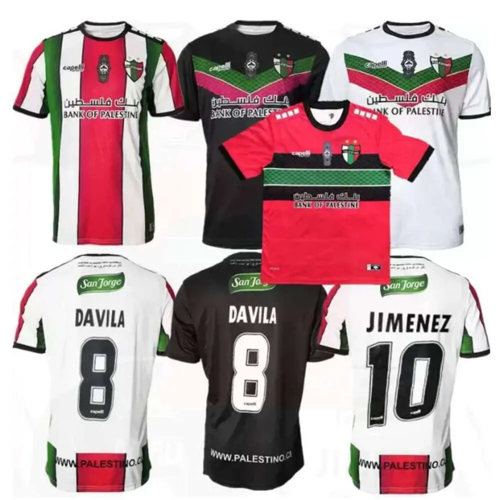 Qqq8 2022 2023 Cd Palestino Soccer Jerseys Chile Carrasco Davila Vilches Jimenez Home Away 3rd 21 22 23 Football Shirt