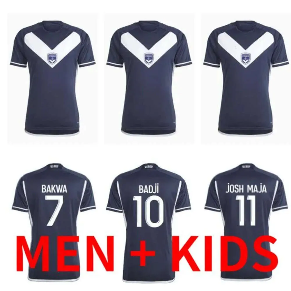 QQQ8 23 24 Maillot Girondins Bordeaux Soccer Jerseys Foot Kids Kit FC Football Shirts Training 2023 2024 Home Away Fan Player Version