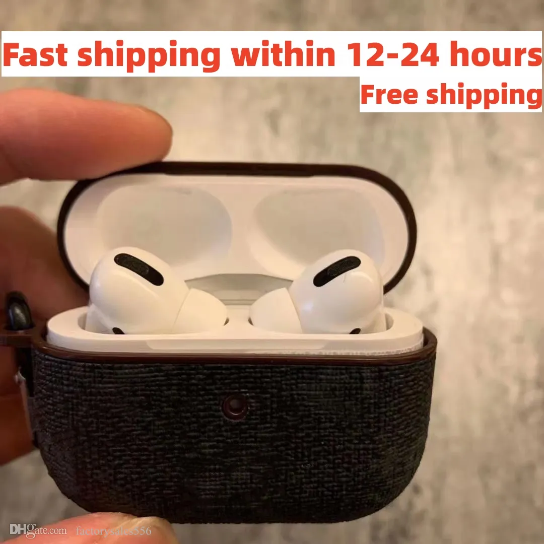 AAA + para Airpods 2 pro 2º airpod 3 pros Acessórios para fone de ouvido Couro PU Capa protetora para fone de ouvido Apple Caixa de carregamento sem fio Caso à prova de choque