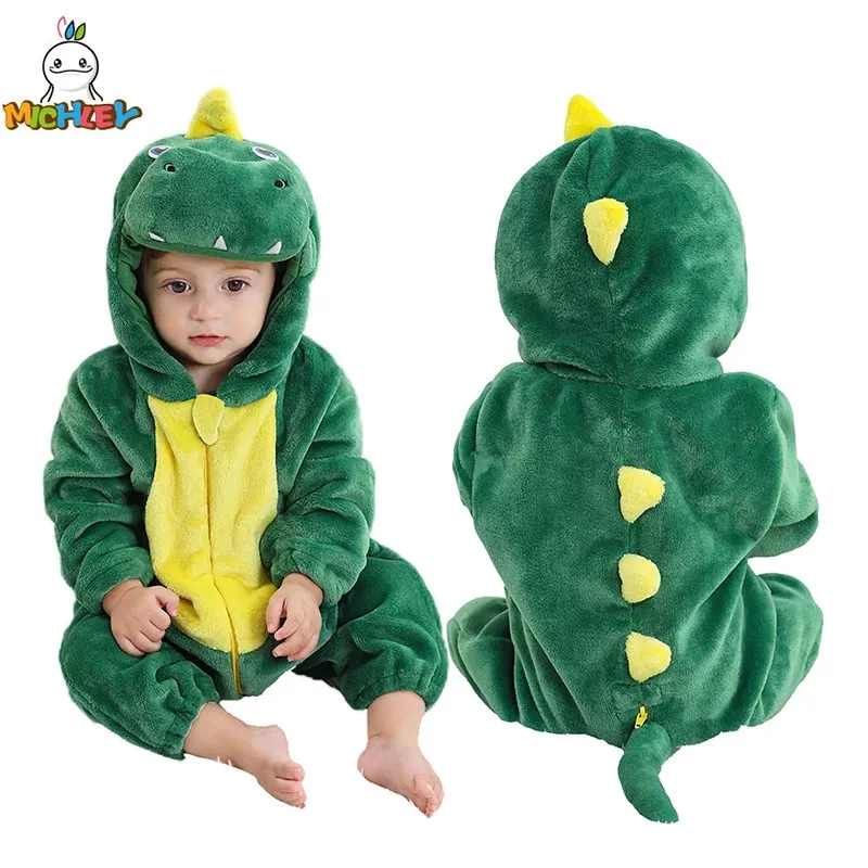 Rompers Michley Halloween dinozaur Baby Winter Kostum