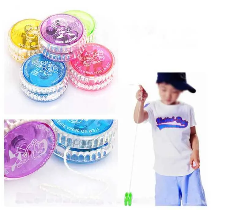 High Speed YoYo Ball Luminous LED Flashing YoYo Toys For Kid Party Entertainment