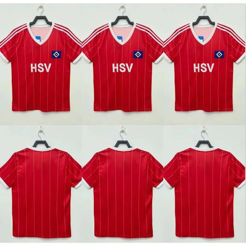 Qqq8 1982 1983 Hamburger Sv Retro-Fußballtrikot Auswärts 83 84 Horst Hrubesch Milewski Magath Rolff Vintage Classic Final European Cup Fußball