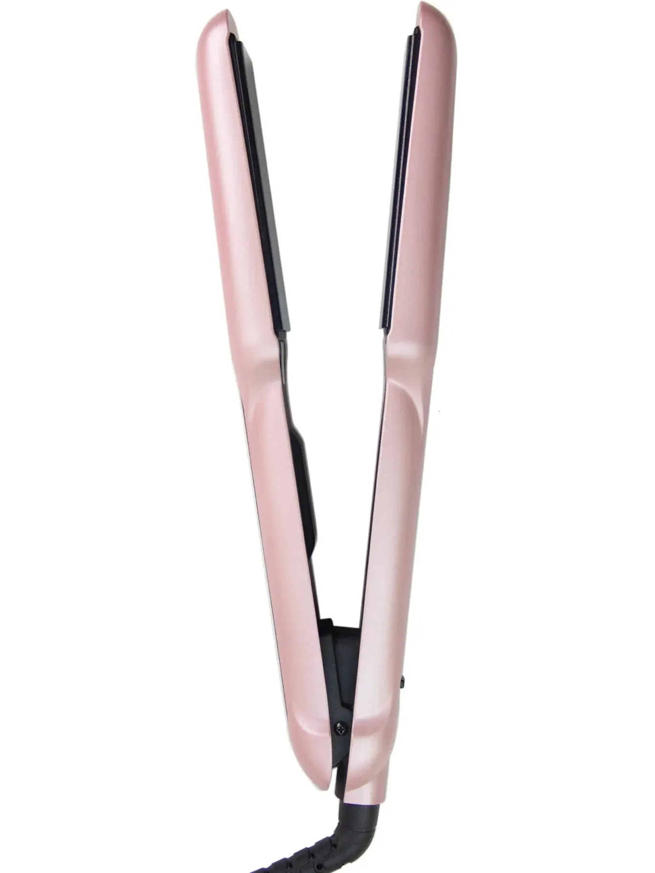 Argan Oil Hair Straightener and Curler 16 Inch Wide Curling Iron in One Dual Voltage Fast Heating 2 in 1 Hair Styling Tool
