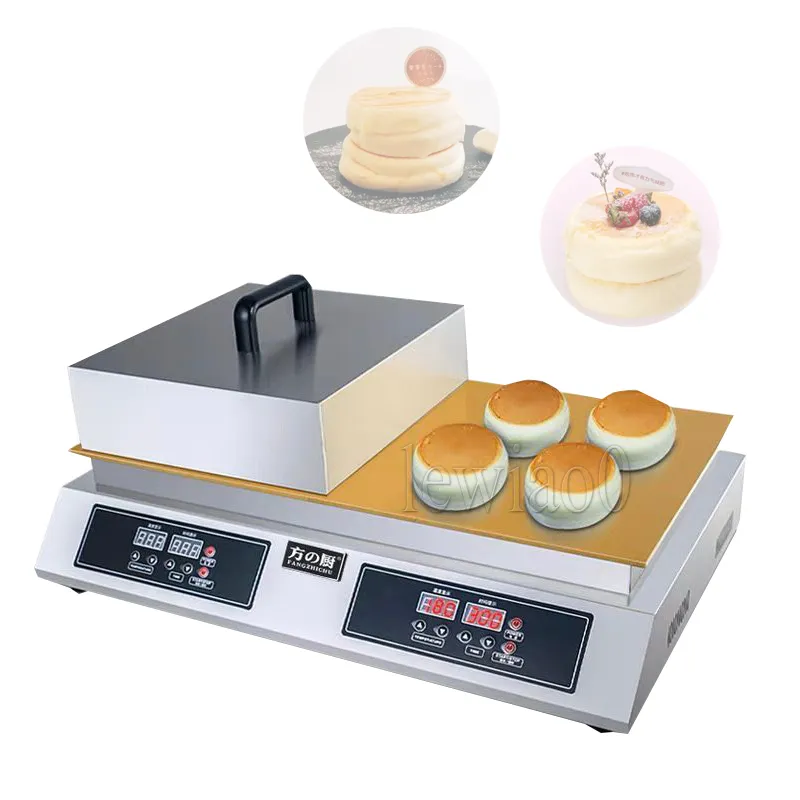 Electric 220V 110V Souffle Machine Fluffy Japanese Souffle Pannkakes Maker Machine Double Souffle Baking Machine