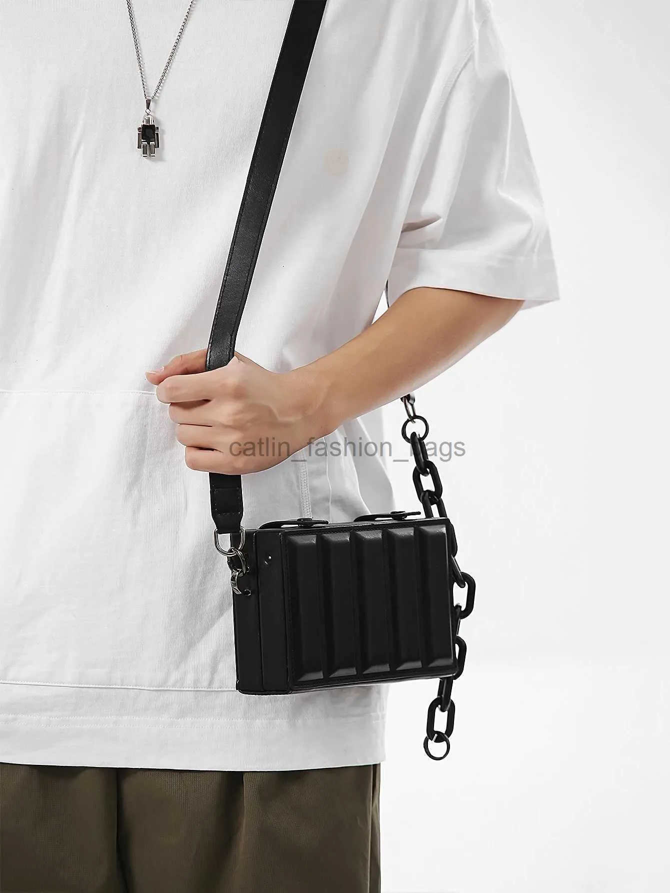 Schoudertassen Heuptassen Trend PU Bagage Unisex Design Kleine slingbag voor heren Crossbodytas Men'scatlin_fashion_bags