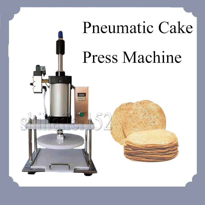 Pizzadeegpers Pneumatische commerciële cake-pannenkoekafvlakmachine