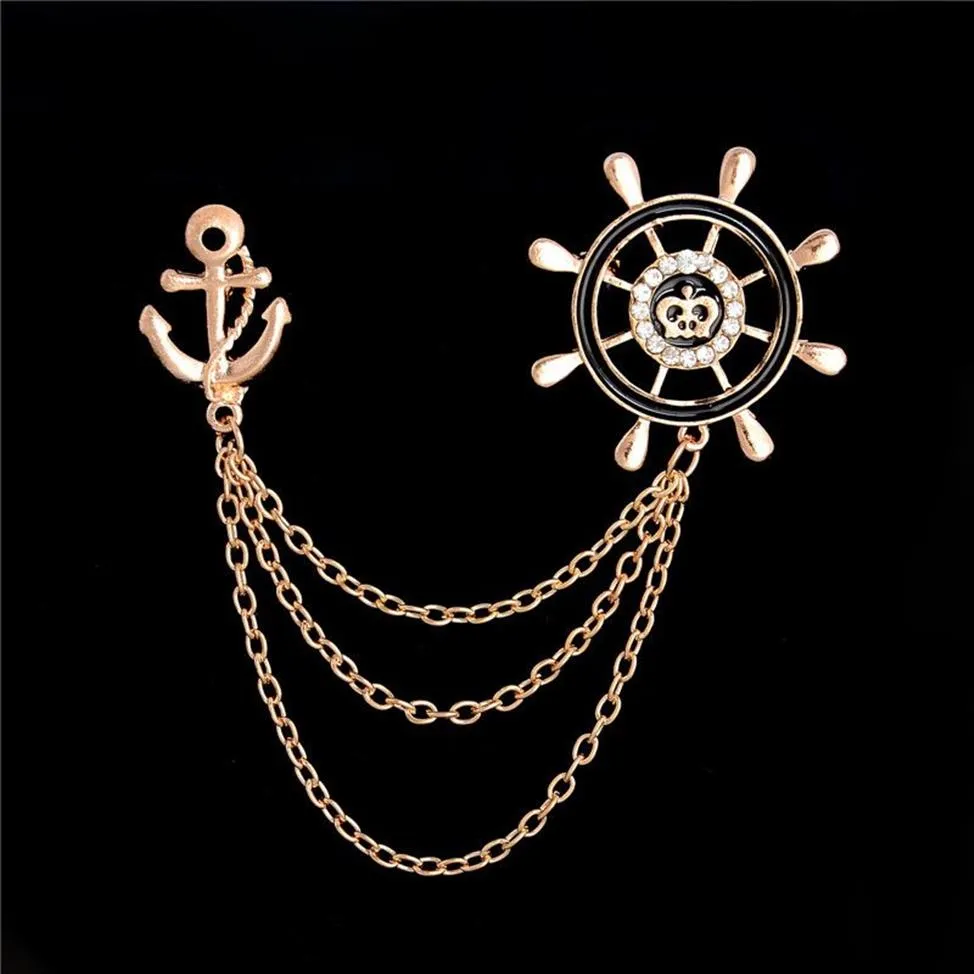 Anchor brooch hotsell pin