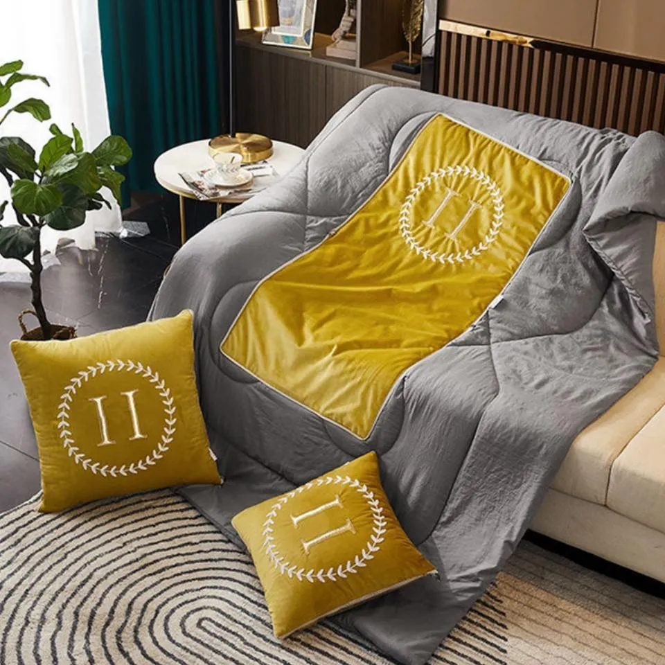 Four Seasons Designer Sofa Throw Blanket Dual Purpose Pillow Cover For Car Office And Lunch Break Waist Pillow Cases Amazon From Liuliu1616 24.93 DHgate.Com Better Than Pottery Barn Crate Barrel
