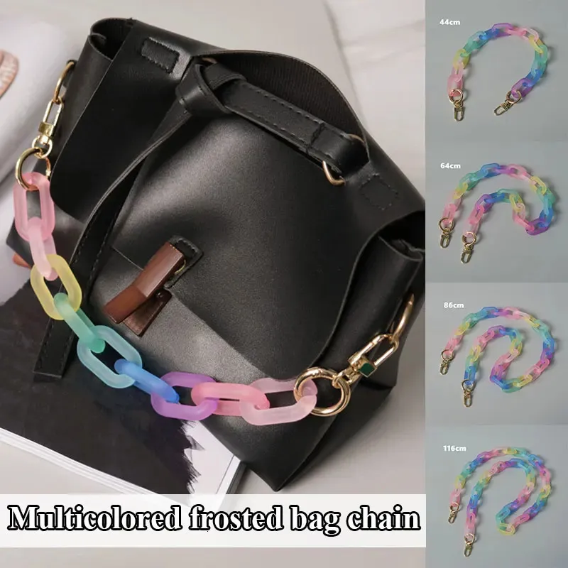 Acrylic Resin Bag Chain Replacement Shoulder Purse Handbag Strap Belt  Detachable