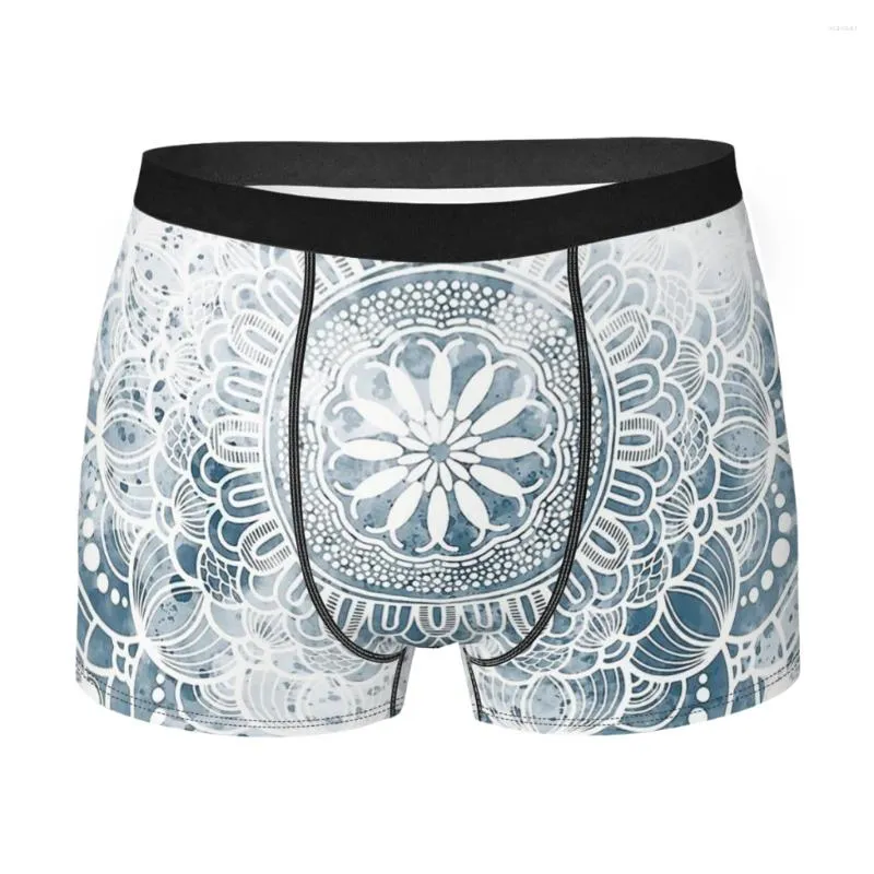 Caleçon magnifique dentelle Mandala homme Boxer slip bohème très respirant haut qualité impression shorts cadeaux d'anniversaire