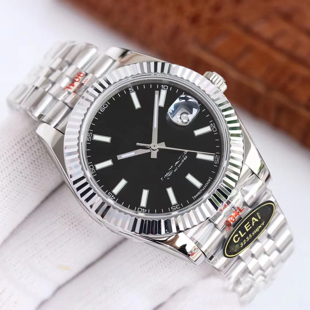 superclone top quality watches luxury mens wristwatches montre de luxe automatic mechanical movement watch datejust mens 3235 movement Luminous Watches 41MM