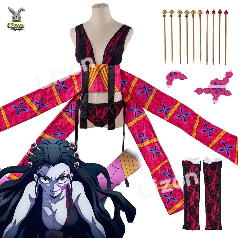 DHgate.com:Demon Slayer Kimetsu No Yaiba Daki Costume Wigs Battle ...