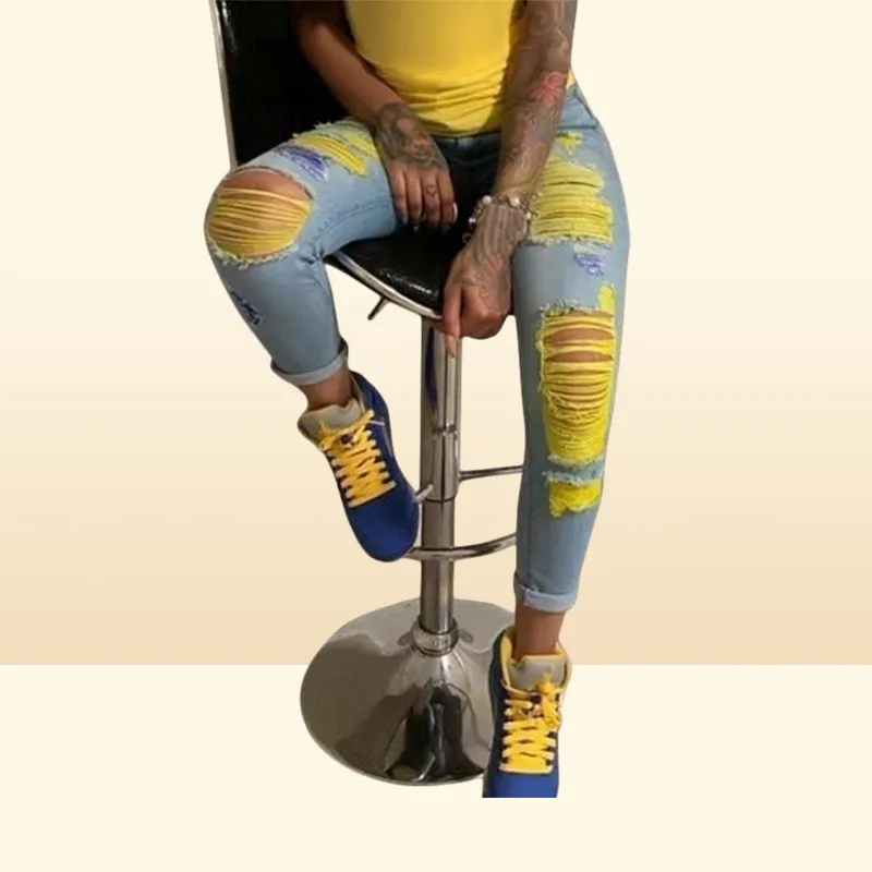 Torn jeggings clearance