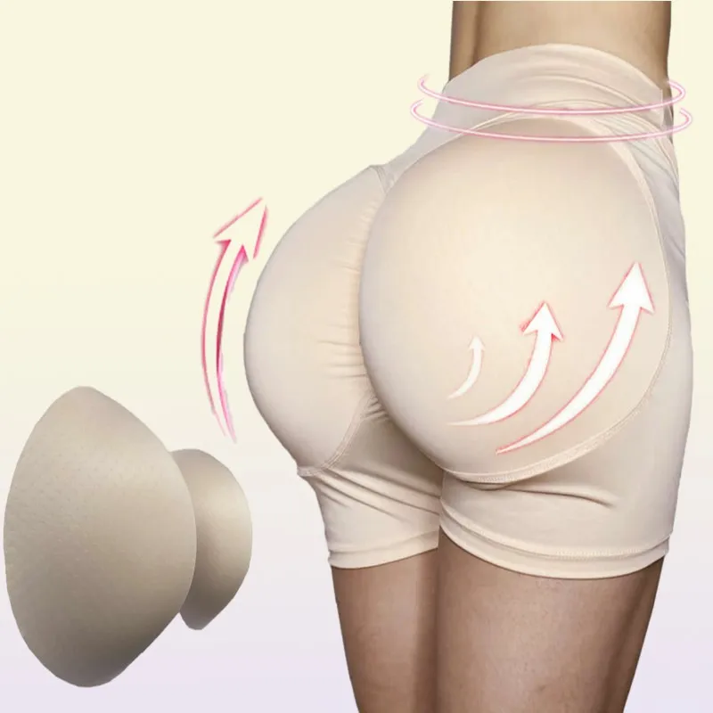 KnowU Crossdresser Silicone Hip Enhancer Shorts, Butt Lifting Shapewear  with Pads, Transgender Body Shaper - Nude