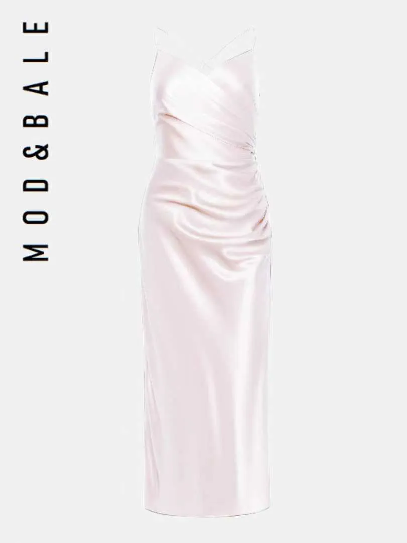MOD & BALE Vintage A Line Evening Dress With V Neck, Cap Sleeves, High Slit   Womens Summer Party & Club Wear From Earthcn, $38.75 | DHgate.Com