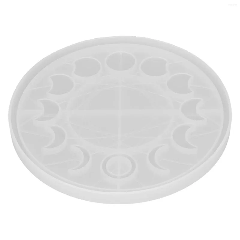 Gel per unghie Moon Phase Tray Mold R Crescent Stampi per colata in resina epossidica per artigianato fai-da-te Creazione di gioielli Decorazioni per la casa