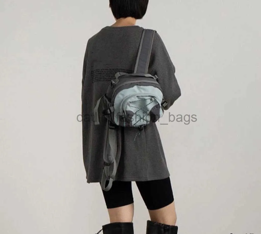 Zaino Borse da esterno Zaino in nylon fasciatura impermeabile cerniera solida moda casual semplice mini zaino borsa morbida backpackcatlin_fashion_bags