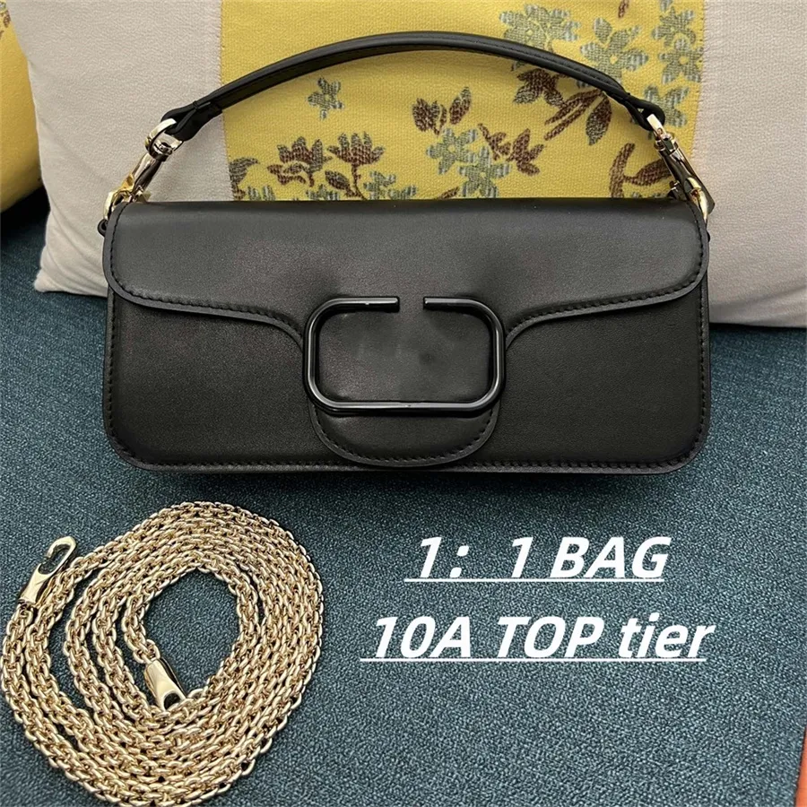 Top 10A Top Quality Luxurys Designers Sacs Femmes Portefeuille Sac à main noir Valenti Sacs 27 * 13 * 6cm 3030L 20 * 11 * 5CM 3030S Sac classique Sac à bandoulière à rabat Sac de luxe Cartable