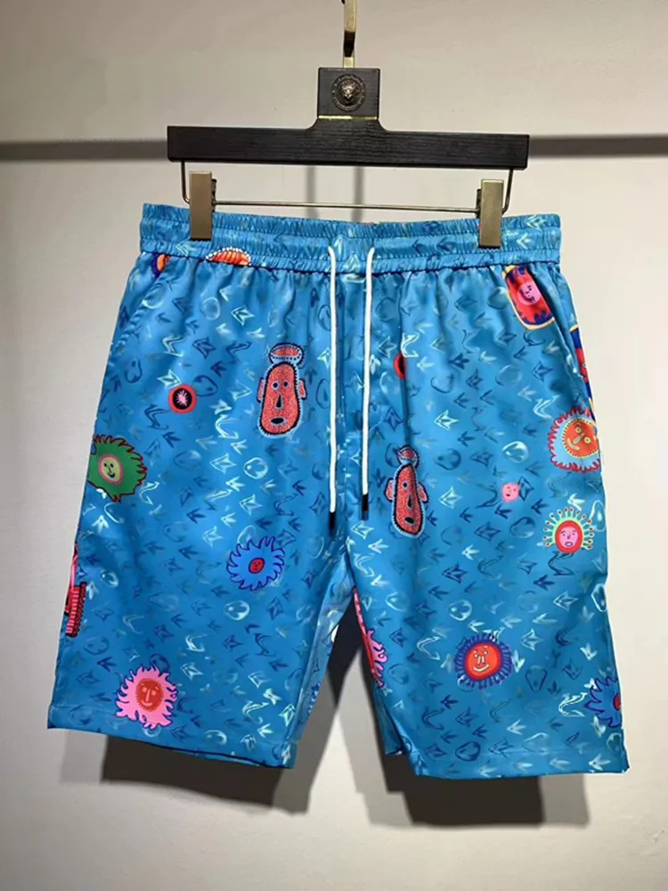 2024ss Verão Mens Shorts Designer Board Curto Secagem Rápida Swim Wear Placas de Impressão Calças de Praia #004