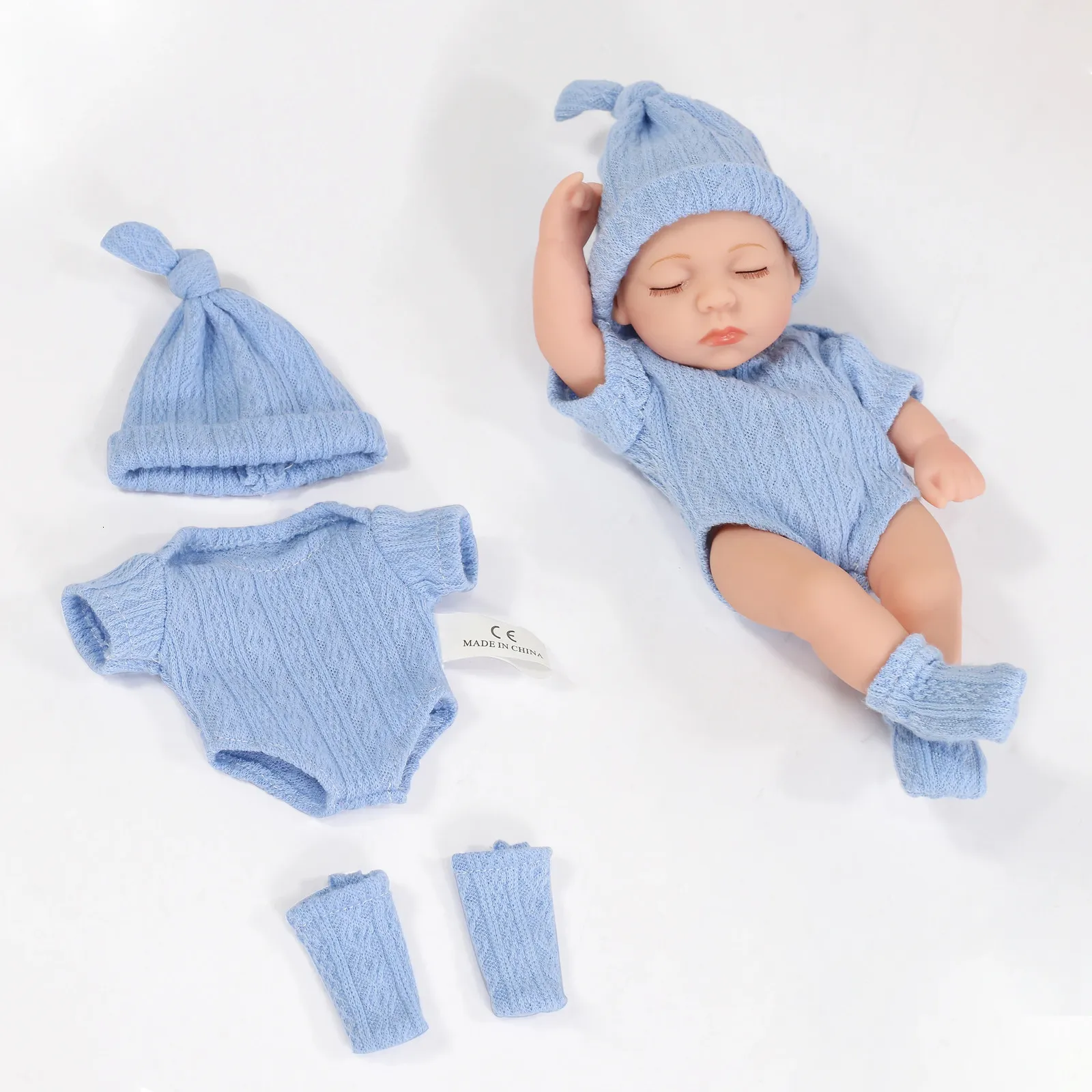 Poppen Reborn Poppenkleertjes Set 20 cm Baby Reborn Speelgoed Pyjama Set 23 Stijl Schattige Babypop DIY Dressup Speelgoed Kinderen Speelhuis Speelgoed 231102