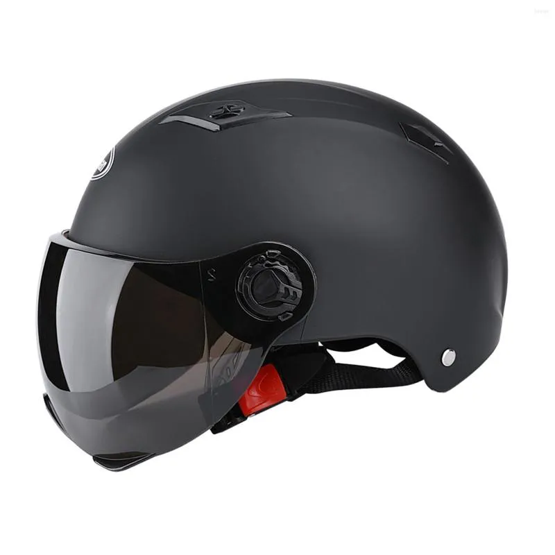 Motorcykelhjälmar Street Bike Flip Up Open Face Dractable Visor Fit for Unisex Adult