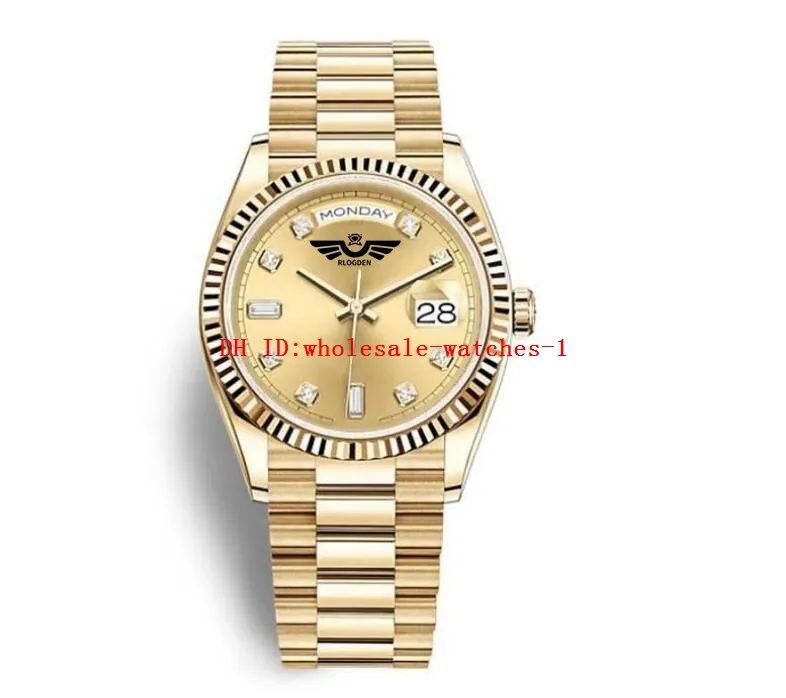 9 Stil Erkek Spor İzle 128236 M128238-0008 Altın Serisi Sapphire Cam 40mm Altın Dial Sapphire Cam 2813 Otomatik Hareket Erkekler Saatler Bilek Saatleri