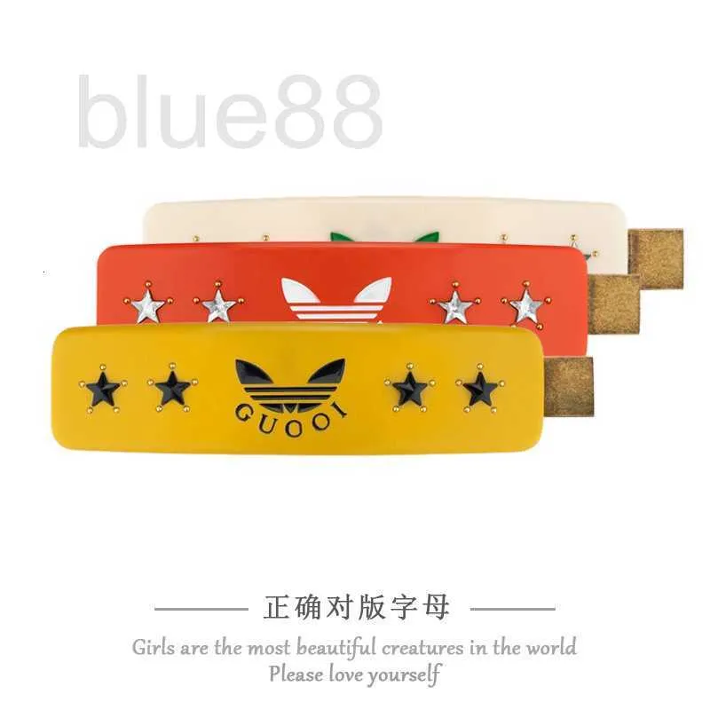 Hair Clips & Barrettes designer New Accessories 2022 Double Co branded Spring and Summer Clover Grass Fashion Side Clip Trend U9MP