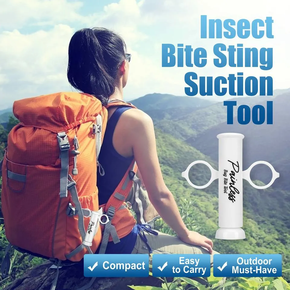 Party Favor Bug Mosquito Bite Tool Extractor Sucker Thing Insect Bee Sting Itch Relief Venom Vacuum Remover Bug Bite Suction Tool