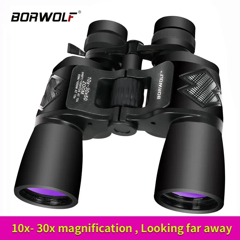 Monoculaires Borwolf 1030X50 grossissement élevé HD Zoom professionnel jumelles puissantes lumière vision nocturne pour télescope de chasse monoculaire 231101