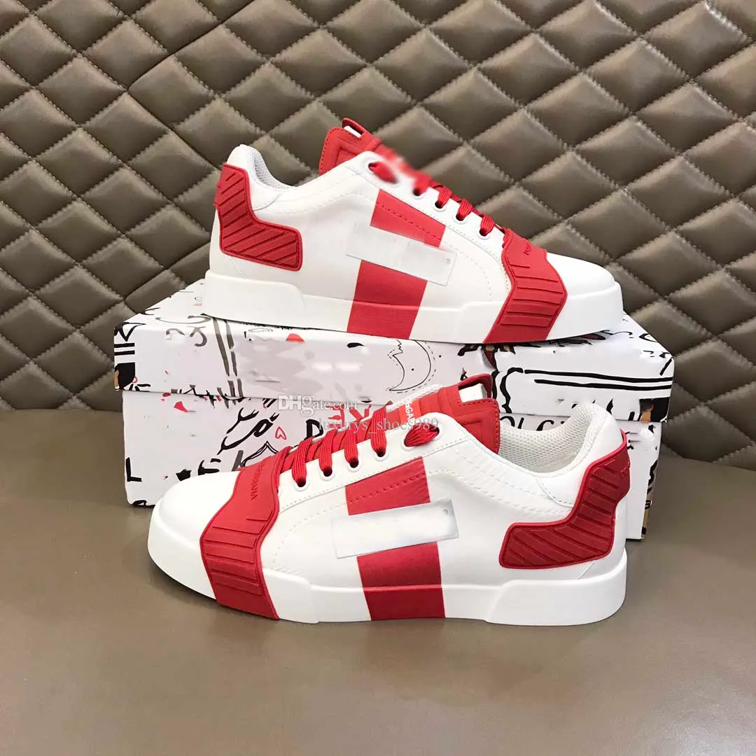 Nuove scarpe da uomo Sports Spring Sports da uomo colorate in maglia casual scarpe casual traspiranti DG Napa Crown croona di filo da cammino ricamato oro ricamato da sneaker dorate.