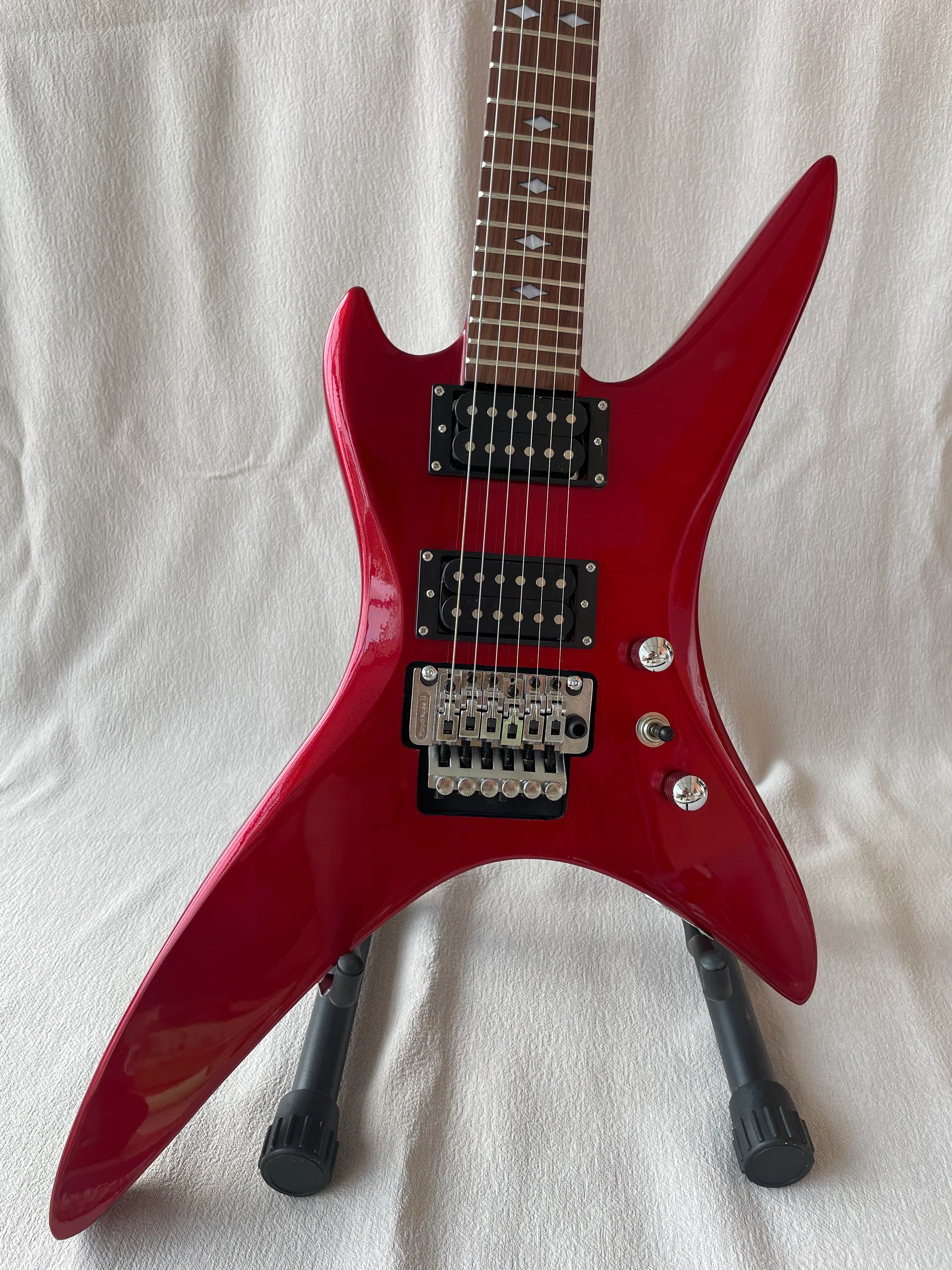 Niestandardowa czerwono BC Electric Guitar Stealth Szybka wysyłka