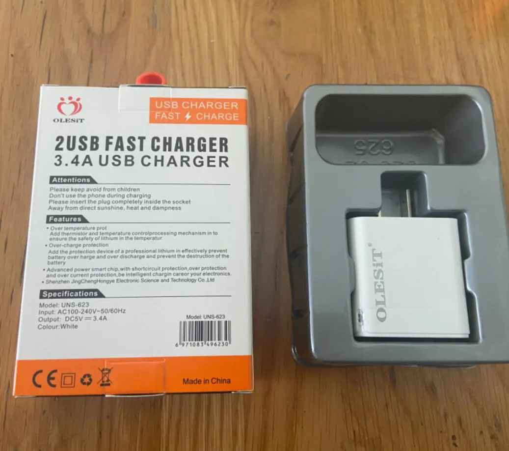 Caricabatterie USB Da Viaggio - 2 Pezzi, Adattatore Presa Universale 5V 1A (5W), Compatibile Con Smartphone E Altri Dispositivi - 6