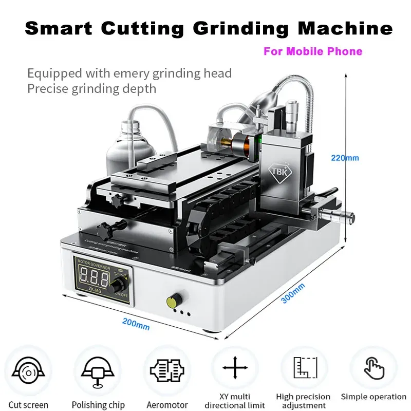 LY-TBK 918 Smart Cutting Grinding Machine For Mobile Phone Repair Cutting Curved Screen For Glass Polishing Of Rear Cover 100W
