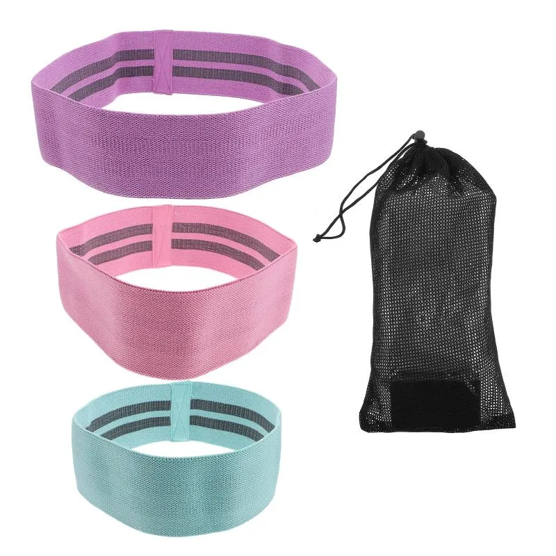 Bandas de resistência 3pcs Elastic Exercício portátil Latex Straps de ioga Acessórios de fitness Acessórios