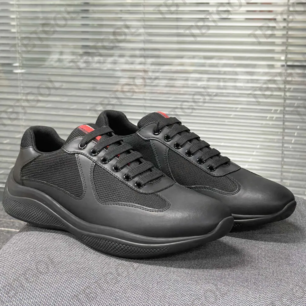 High Quality Mens Americas Cup XL Leather Sneakers Black Patent Leather ...